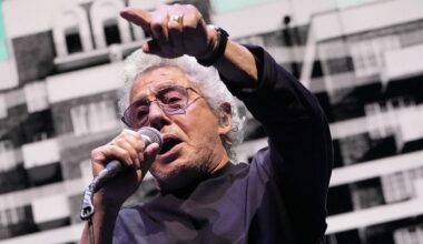 PALM SPRINGS, CALIFORNIA - OCTOBER 01: Roger Daltrey of The Who Performs At Acrisure Arena at Acrisure Arena on October 01, 2025 in Palm Springs, California. (Photo by Jeff Kravitz/FilmMagic)
