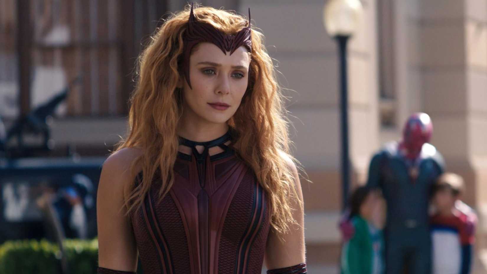 Elizabeth Olsen in WandaVision.