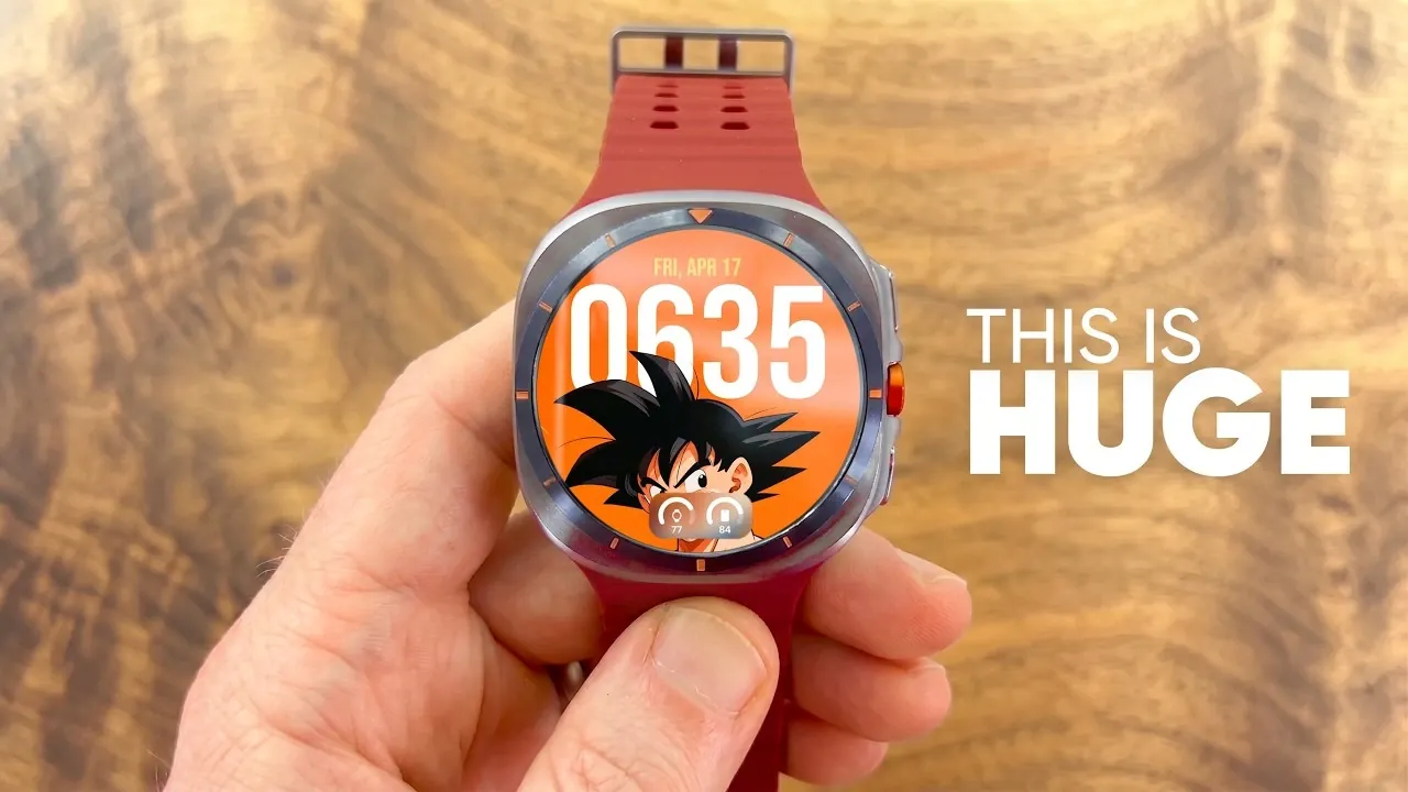 Galaxy Watch Ultra 2 shown without a rotating bezel