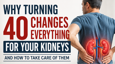 Why turning 40 changes everything for your kidneys and how to take care of them