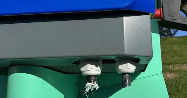Public electric vehicle charger useless after copper cables chopped