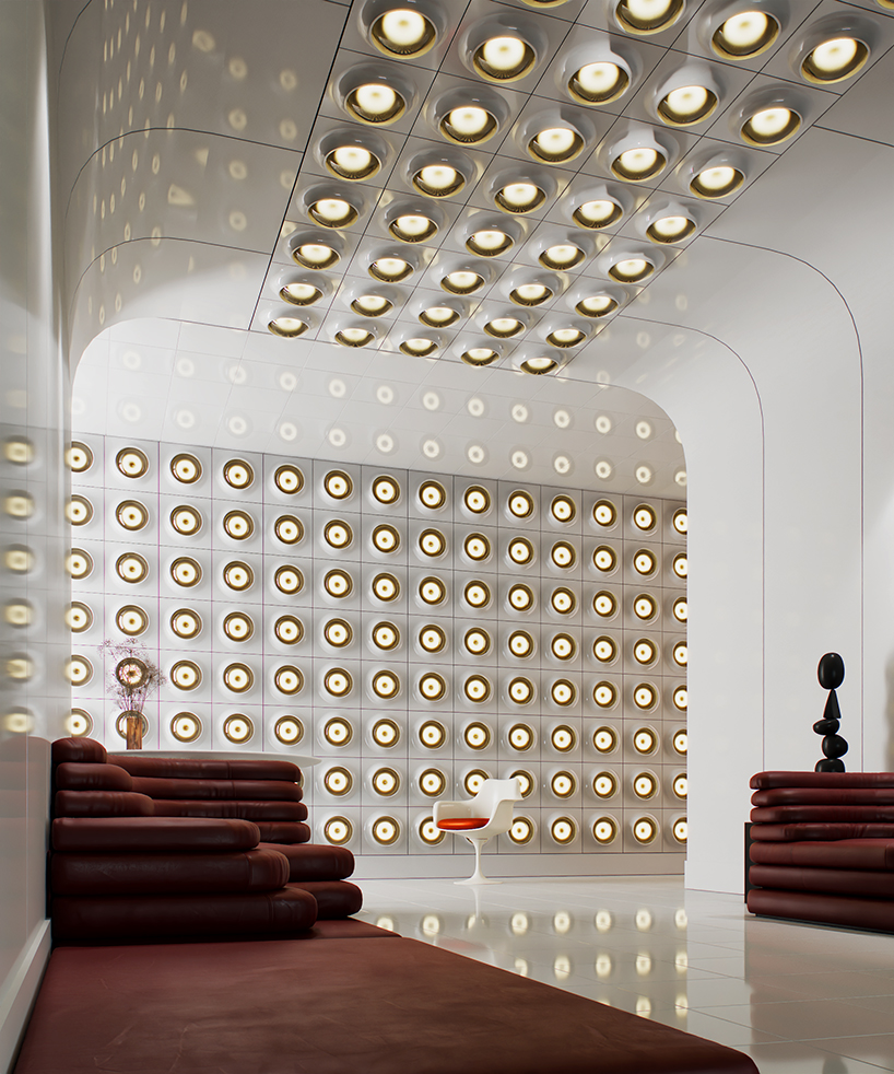 RETROCORE reimagines retro-futurist lighting as modular wall and ceiling compositions - 9