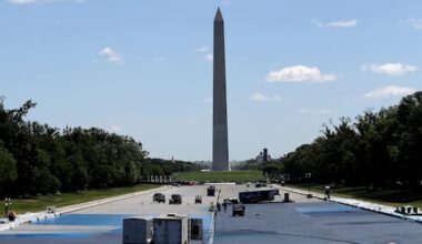 Court asked to stop Trump’s Washington DC Reflecting Pool makeover