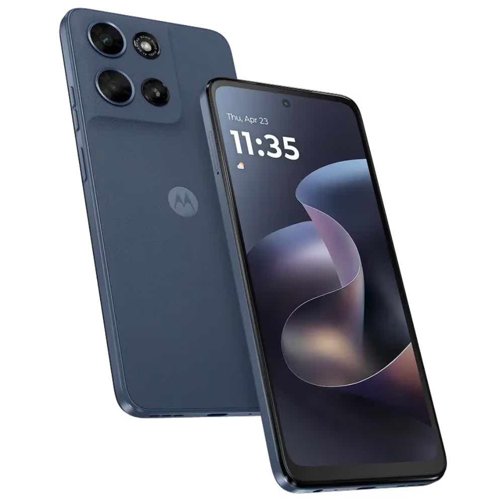 The Motorola Moto G 2026 in a white press render.