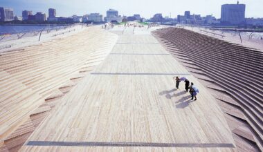 Yokohama International Port Terminal designed by Foreign Office Architects