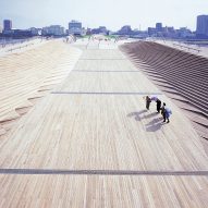 Yokohama International Port Terminal designed by Foreign Office Architects