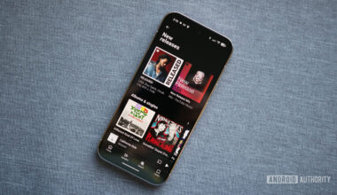 "New releases" page on the YouTube Music app.