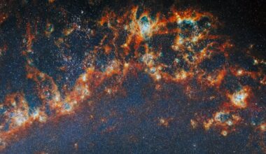 A spiral arm of the Whirlpool Galaxy
