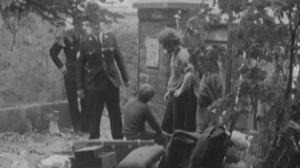 Squatters removed from houses at The Island on Merrion Road (1970)