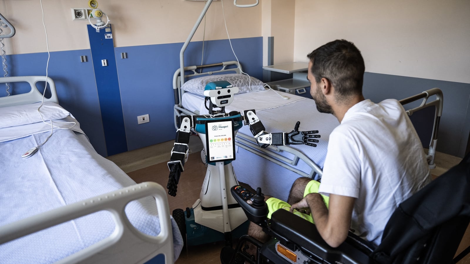 'Alter-Ego': An Italian hospital's little robot carer