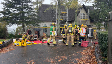 SunLive - Crews respond to fire at French Country House