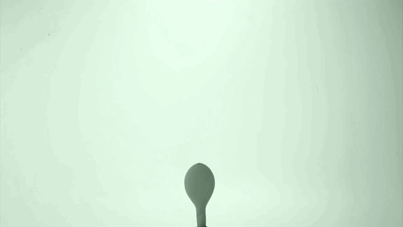 GIF of a balloon inflating