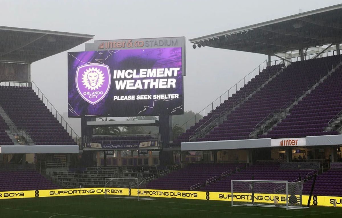 England's game was delayed by an hour due to the weather