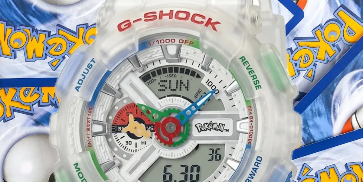 A New Affordable Pokémon G-Shock Watch Has Been Leaked (Featuring a Throwback to the OG Video Games)