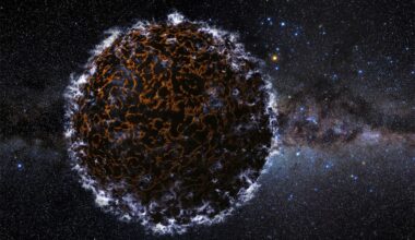 Illustration of a dark star