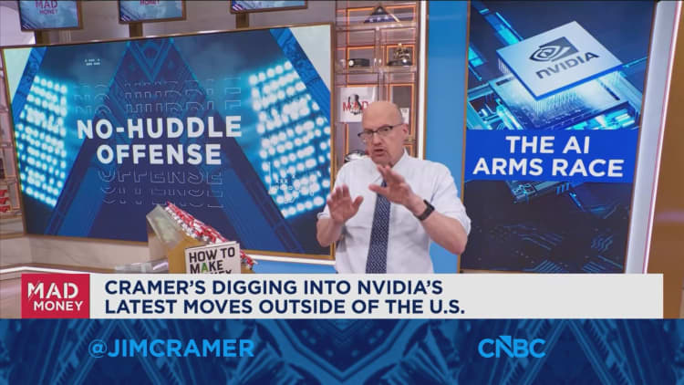 Nvidia wants to try to get everyone to be a customer, says Jim Cramer