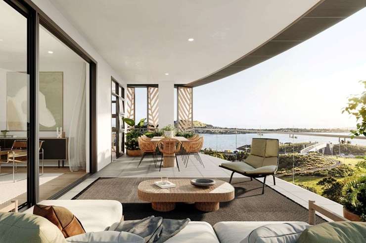 Beachcroft Residences in Auckland's Onehunga have been beset by a new problem, this time with one of its neighbours. Photo / Supplied