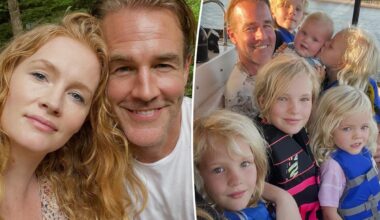 James Van Der Beek's wife pays tribute to late actor on first Father's Day since his passing