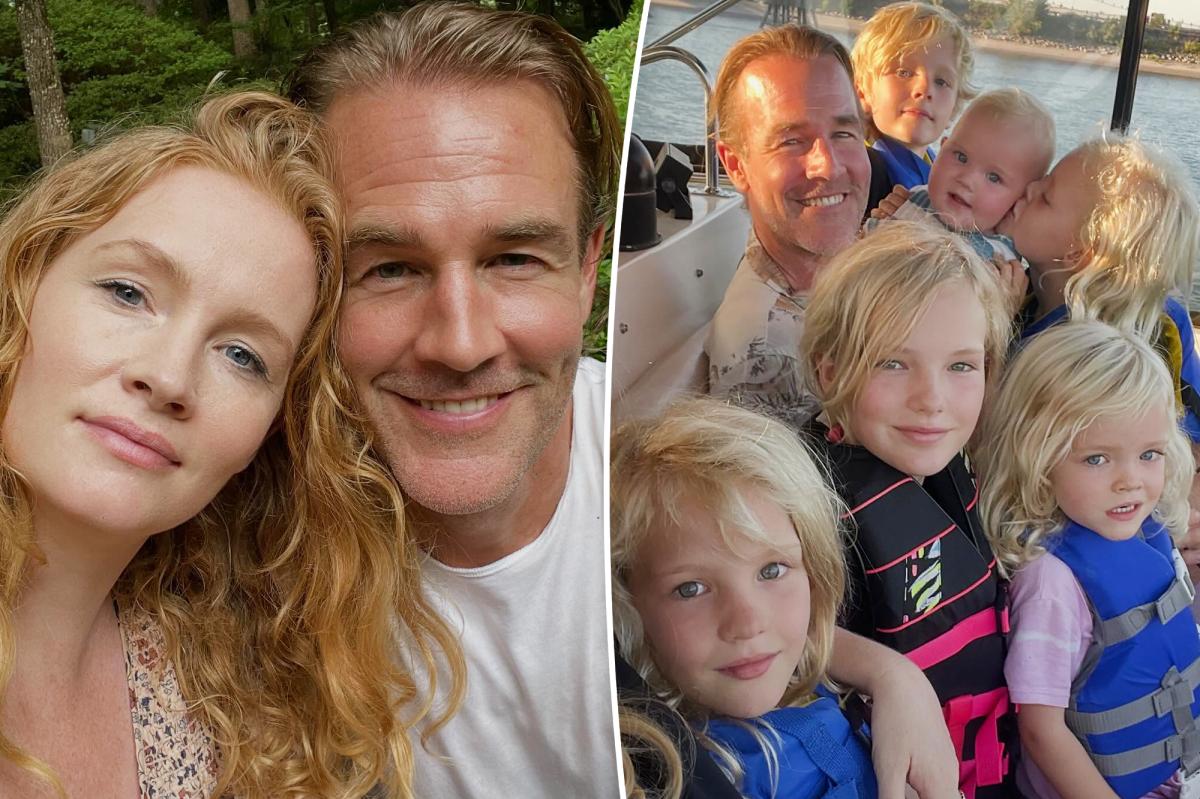 James Van Der Beek's wife pays tribute to late actor on first Father's Day since his passing