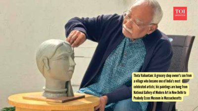 Thota Vaikuntam: A grocery shop owner's son from a village who became one of India's most celebrated artists; his paintings are hung from National Gallery of Modern Art in New Delhi to Peabody Essex Museum in Massachusetts