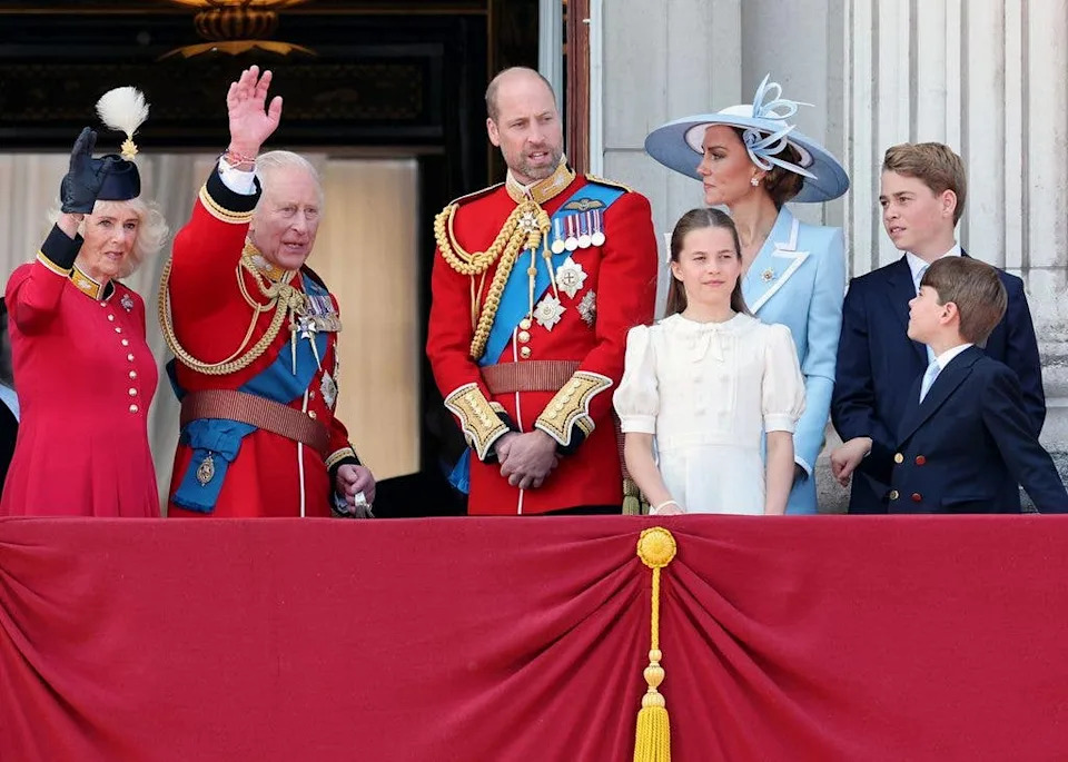 royal family trooping the colours