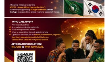 Apply for the AfCFTA Secretariat and Korea-Africa Foundation Startup Partnership Programme 2026 to Boost African Innovation and Global Market Access