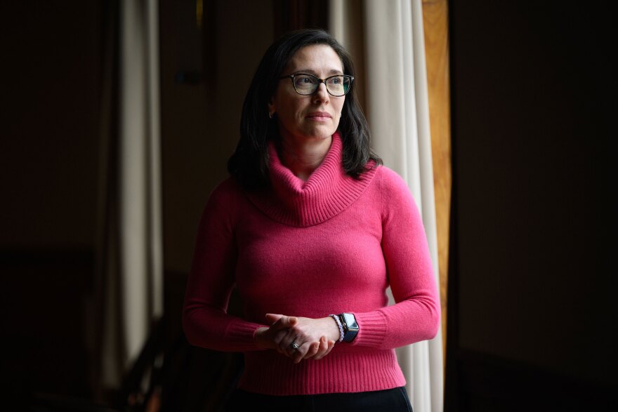 Dr. Ariadna Forray stands for a portrait at Yale New Haven Hospital on February 17, 2026.