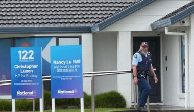Fire at Luxon's electorate office treated as suspicious
