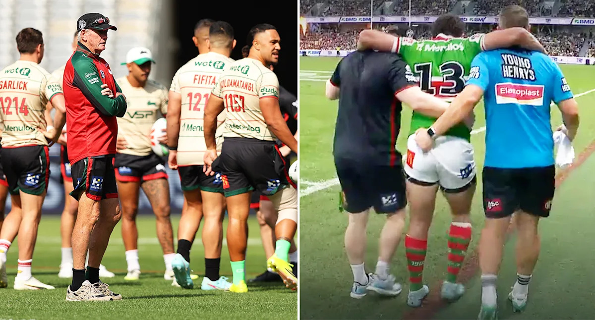 NRL world rallies around South Sydney player after he's ruled out for rest of 2026 season
