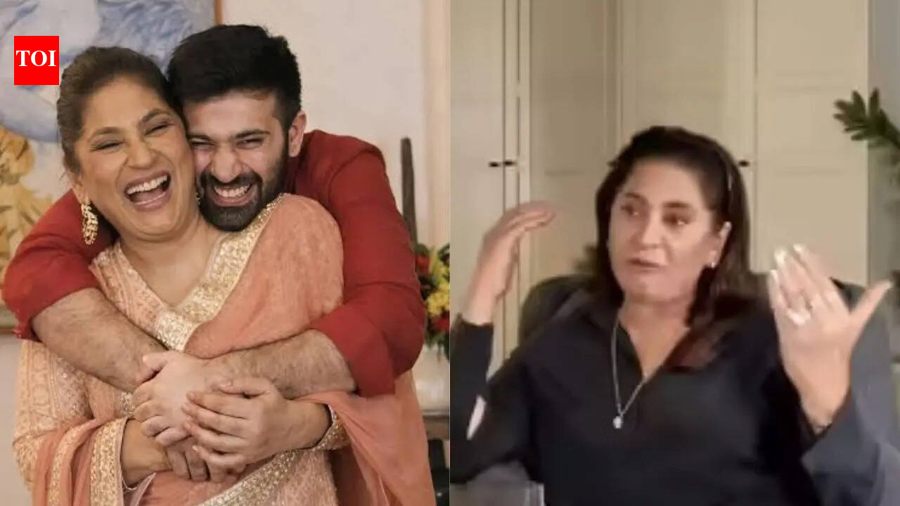 Archana Puran Singh gets teary-eyed as she reads her son Aaryamann’s emotional essay from his school days; Parmeet Sethi reacts |