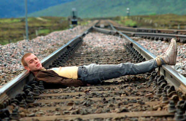 This image released by Sony Pictures Classics shows Ewan McGregor in a scene from "Trainspotting." (Liam Longman/Sony Pictures Classics via AP)