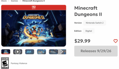 Minecraft Dungeons II could launch this September.