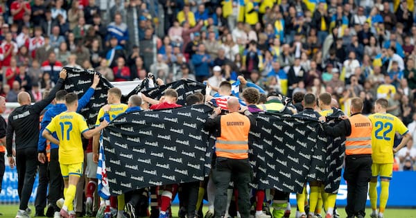 Denmark says Christian Eriksen 'conscious' after collapsing on field again