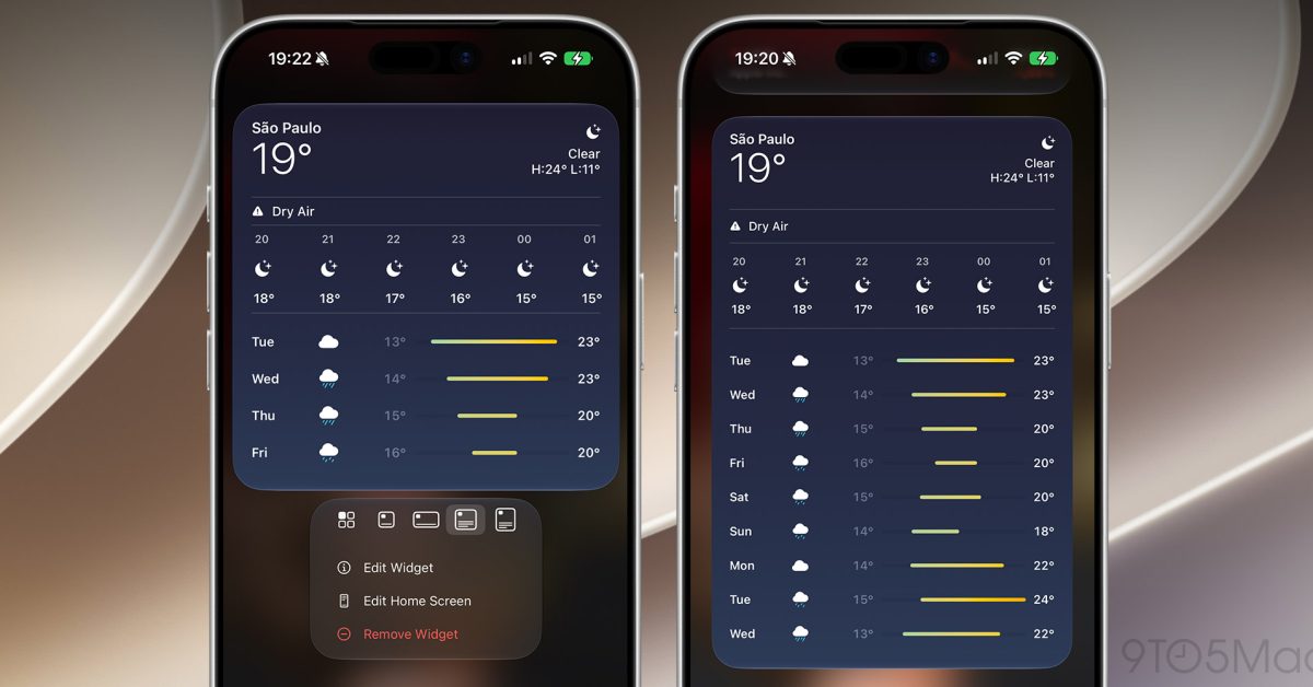 iOS 27 adds extra-large widgets for your extra-large needs