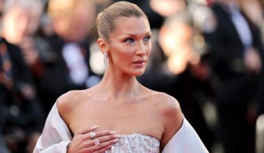 Bella Hadid stuns in blue bathing suit on yacht in new Instagram photo dump