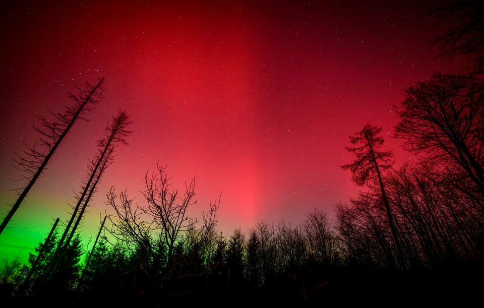 GERMANY-NATURE-WEATHER-AURORA-BOREALIS