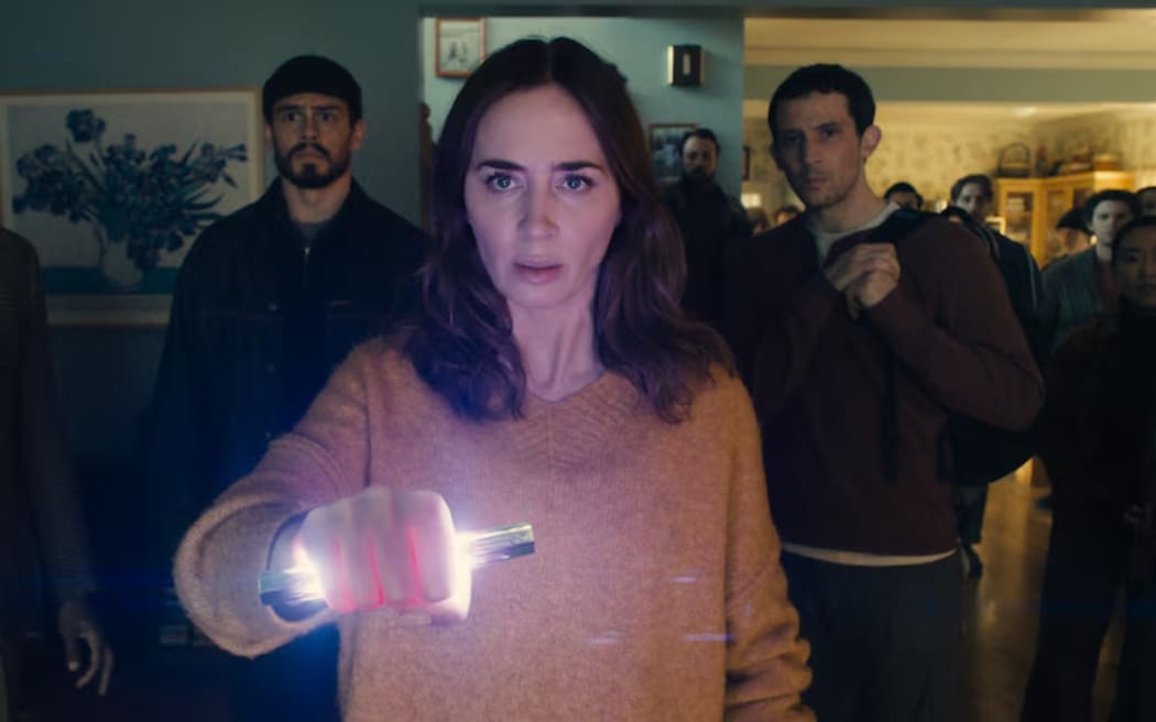 Emily Blunt plays meteorologist and former journalist Margaret Fairchild in Disclosure Day.