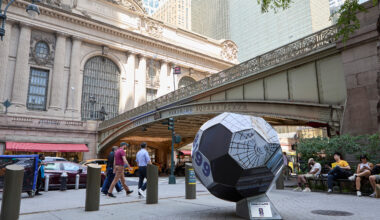 World Cup Art Installation Debuts Across NYC: See Photos of 23 Giant Soccer Balls