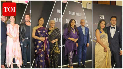 Salman Khan's rugged new look steals the spotlight at Lagaan bash; Kareena Kapoor, Juhi Chawla and Imran Khan-Lekha join festivities