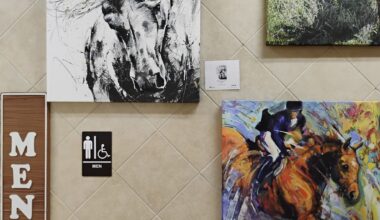 Buc-ee's incredibly popular art gallery, right outside the restroom