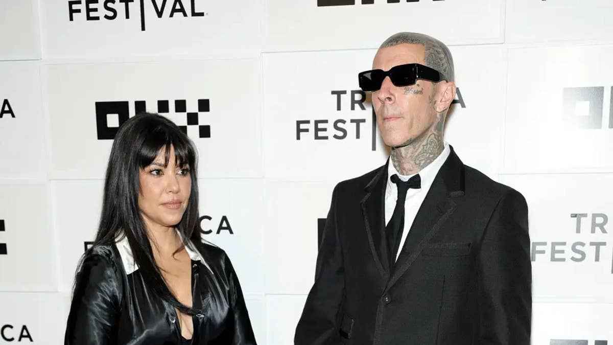 Kourtney Kardashian and Travis Barker make rare red carpet appearance together