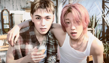 Seventeen members Vernon, left, and The8 / Captured from  Seventeen
