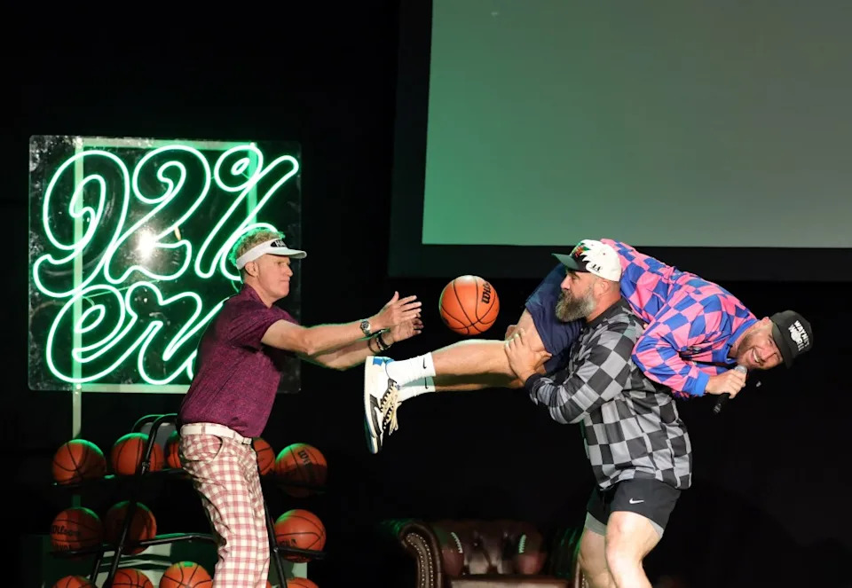 During the live taping of the show, Will Ferrell, NFL defensive end Myles Garrett, and soccer star Alex Morgan all made surprise guest appearances. Getty Images for Wondery
