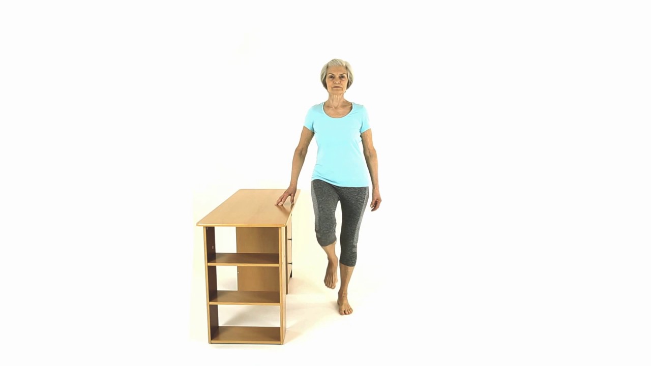Falls Prevention: Marching on the Spot with Support - YouTube