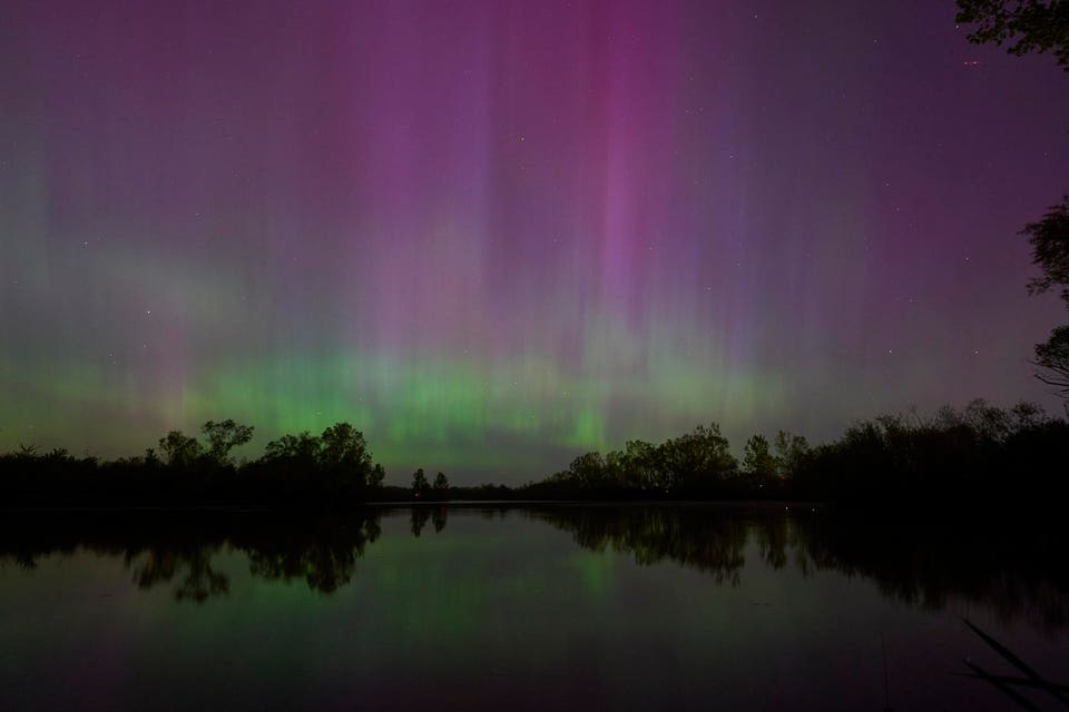 The northern lights are created by the solar wind, a continuous stream of charged particles released by the sun. 