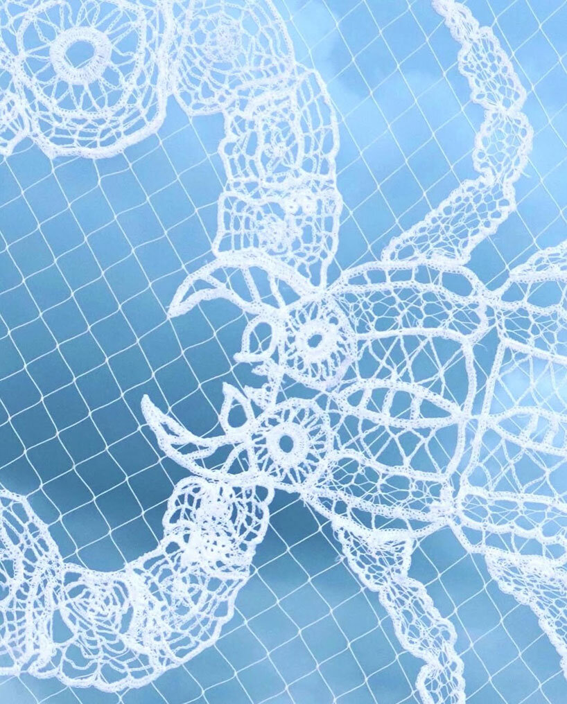argentine artisans crochet soccer nets into monumental artworks on miami beach - 7