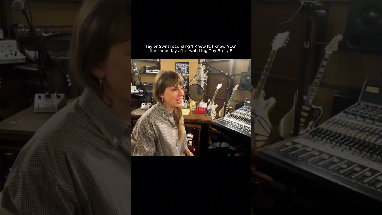 Taylor Swift recording ‘I Knew It, I Knew You’ the same day after watching Toy Story 5 - YouTube