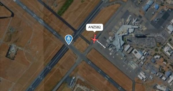 Air NZ flight grounded after plane wheels roll into grass at Christchurch