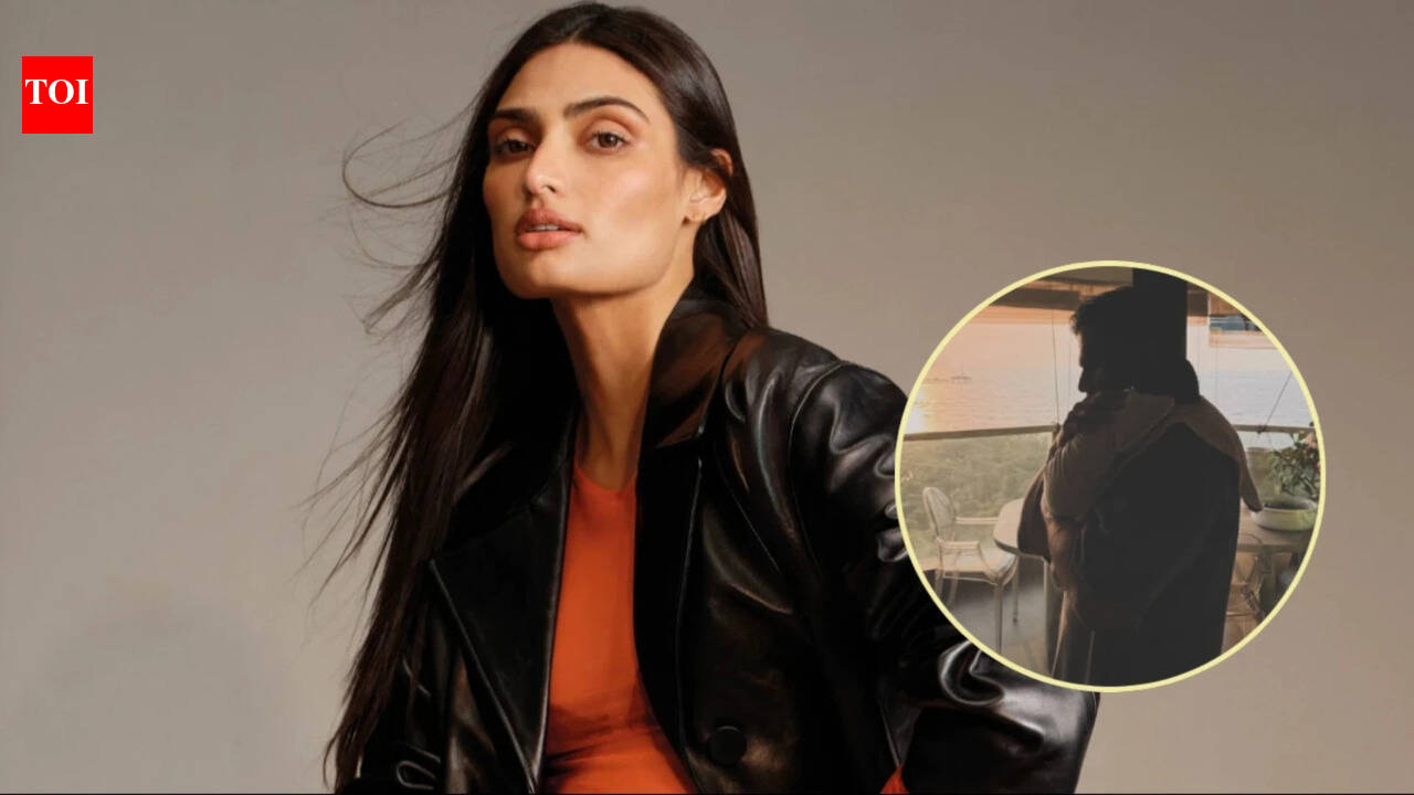 Athiya Shetty shares a glimpse of daughter Evaarah's precious moments with dad KL Rahul and grandfather Suniel Shetty |