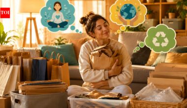 Psychology says people who keep shopping bags, boxes, and packaging materials are not necessarily hoarders; they may actually be less attached to possessions than others |